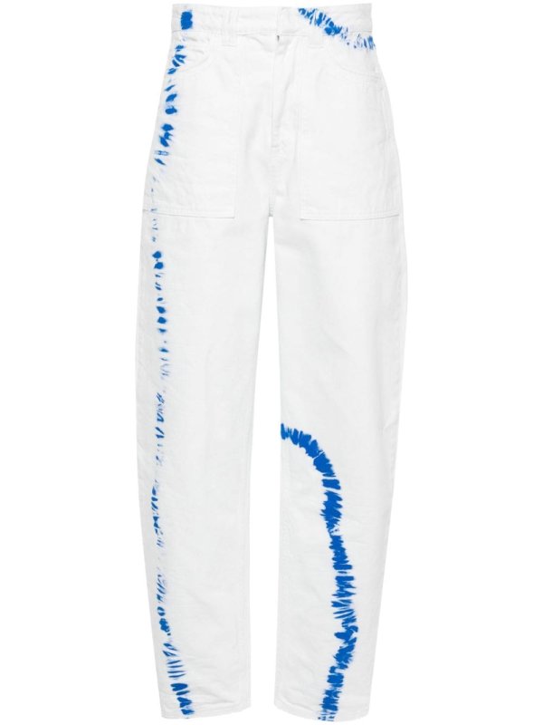 Phoenix tie-dye tapered jeans