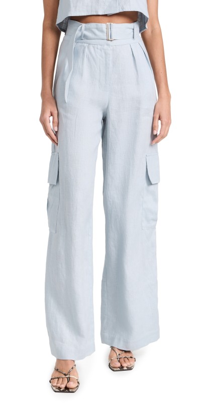 HEVRON Maggie Pants Dusty Blue