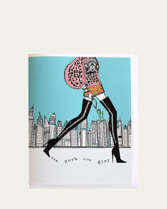 New York City Girl Folded Card