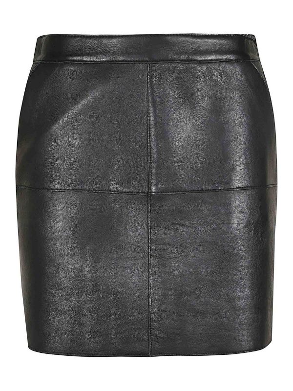 P. A.R. O.S. H. Jupe Midi - Noir