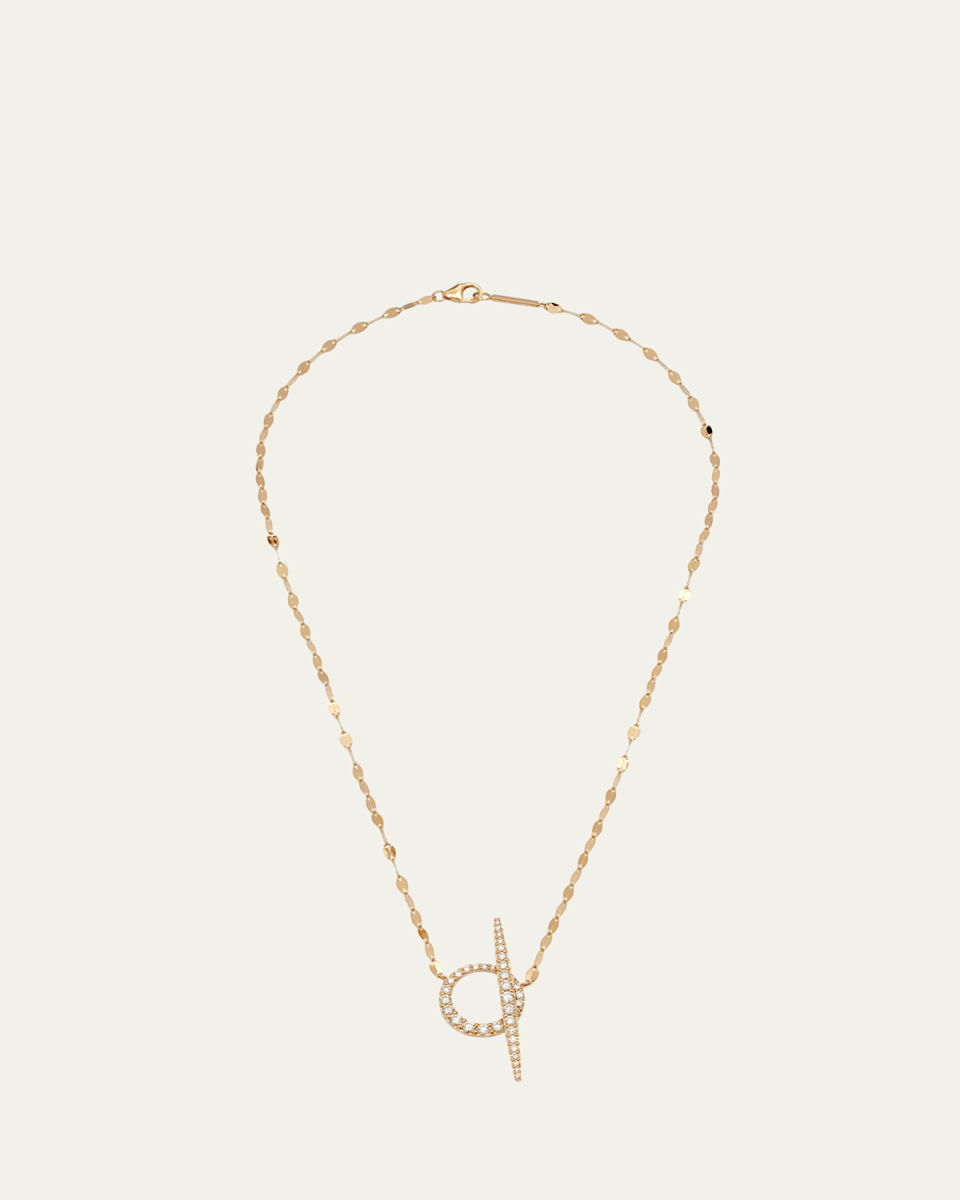 Flawless Graduating Diamond Toggle Necklace