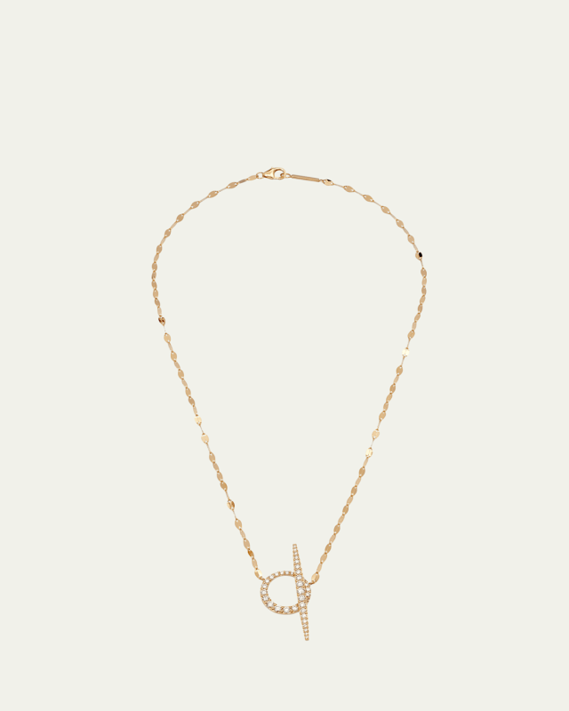Flawless Graduating Diamond Toggle Necklace