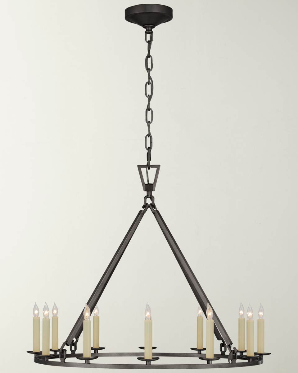 Darlana Medium Single Ring Chandelier By Chapman & Myers