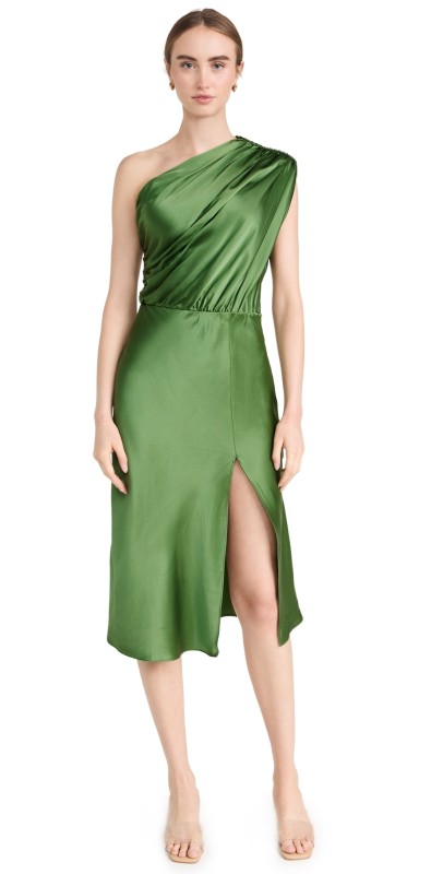 Amanda Uprichard Dupree Silk Dress Ferman