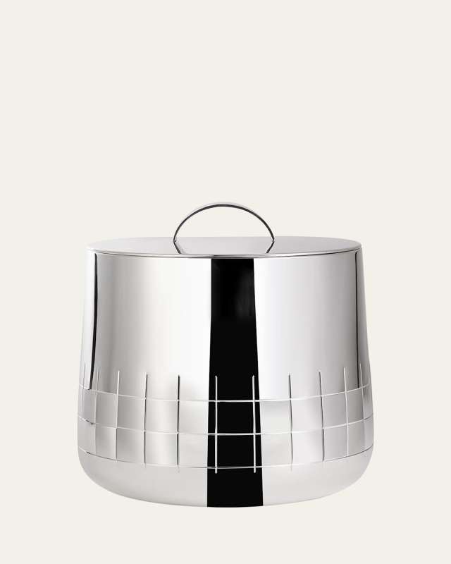 Graphik Silver-Plated Insulated Ice Bucket