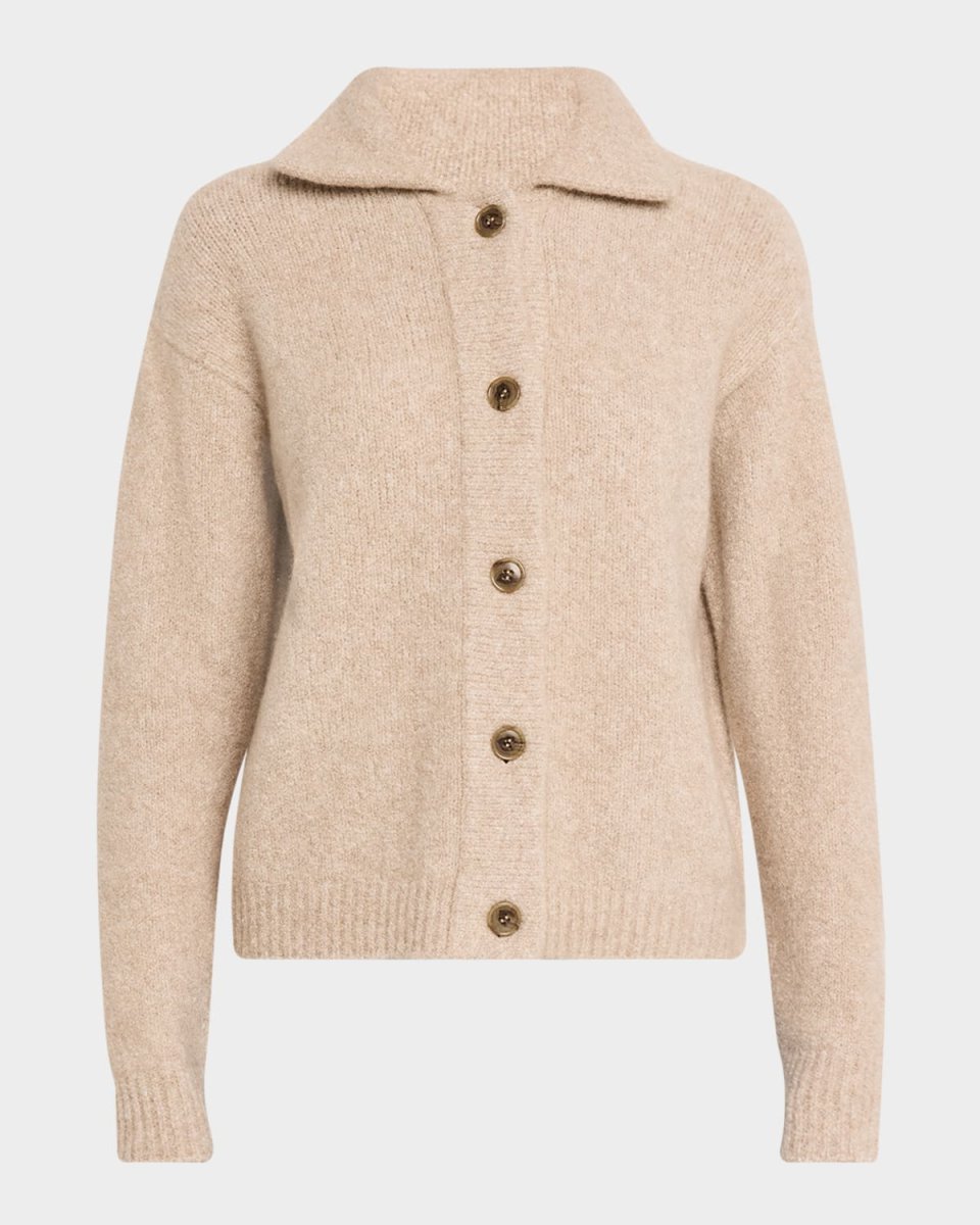 Edda Button-Down Cashmere Cardigan