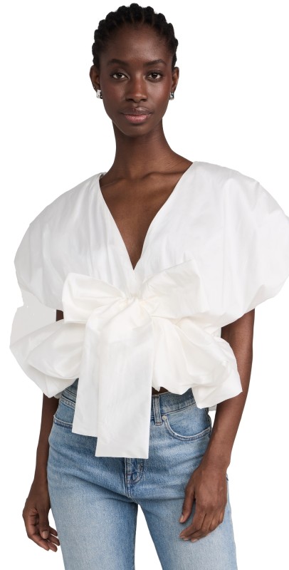 By Efrain Mogollon Aurelina Top White