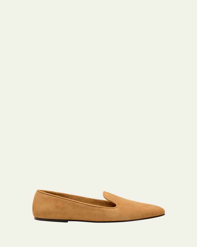Tippi Suede Leather Loafers