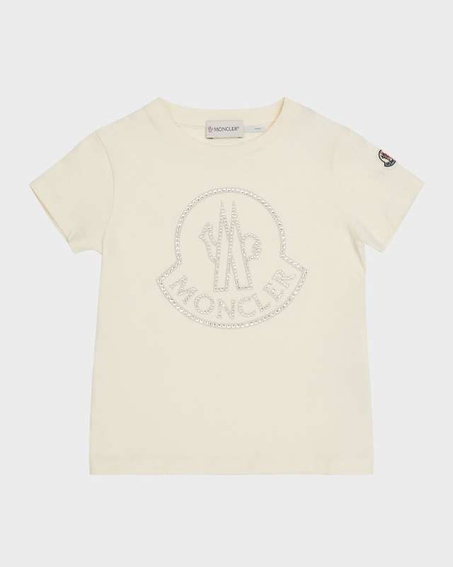 Girl's Embellished Bell Logo T-Shirt, Size 8-14