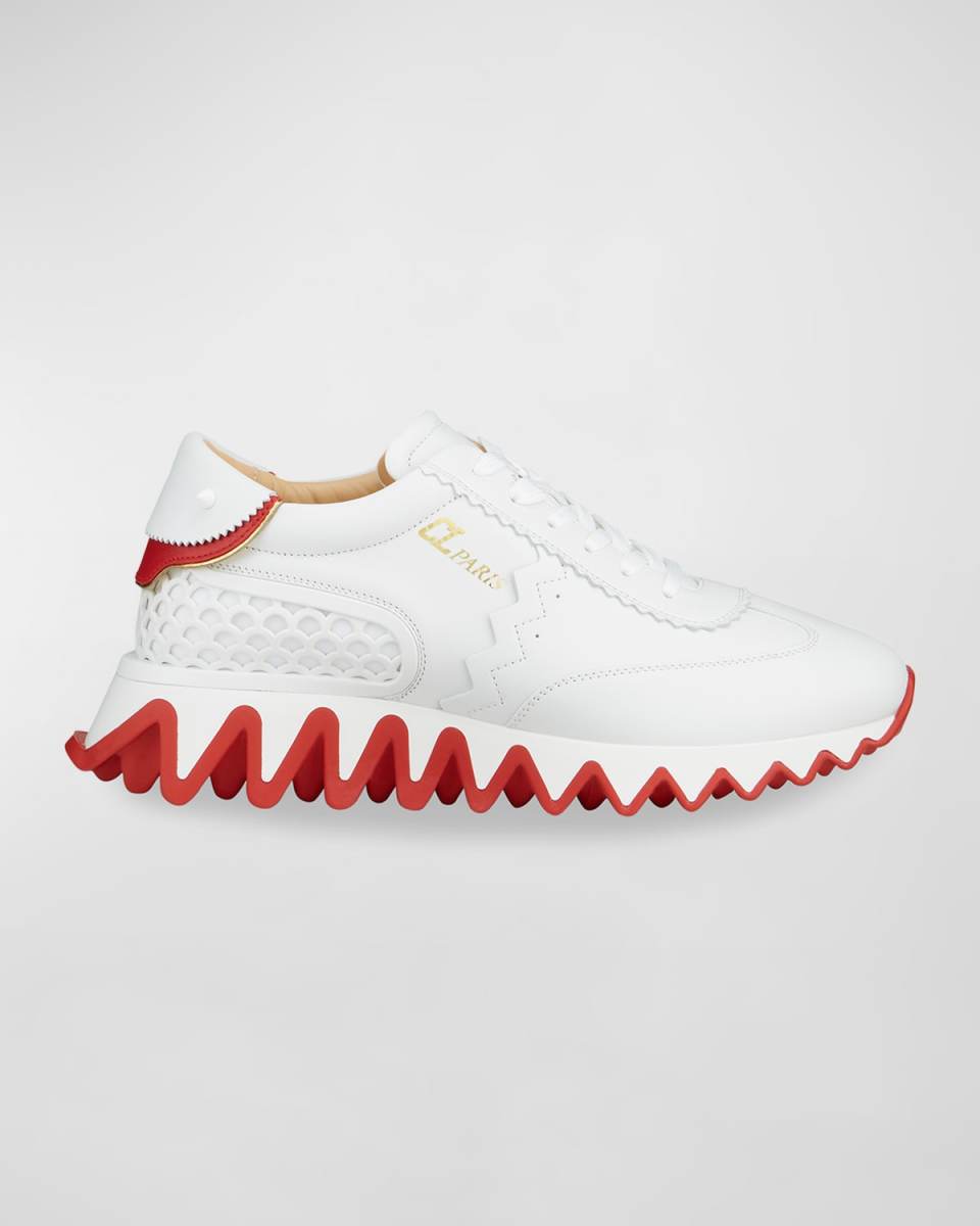 Loubishark Donna Red Sole Runner Sneakers