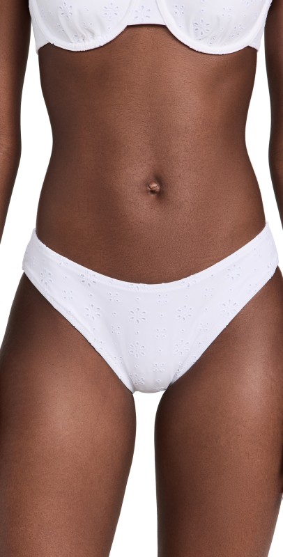 Solid & Striped The Daphne Bikini Bottoms Optic White