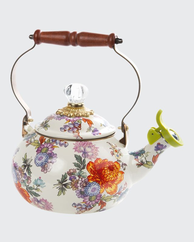 Flower Market Whistling Tea Kettle
