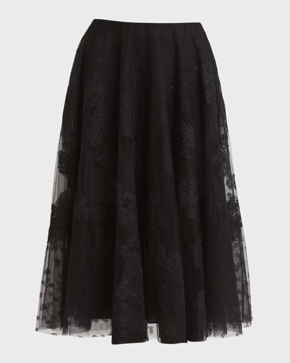 Mossi Lace Midi Skirt
