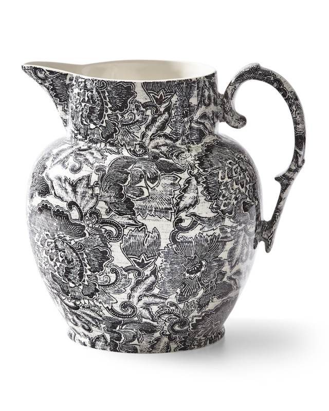 Faded Peony Etruscan Pitcher