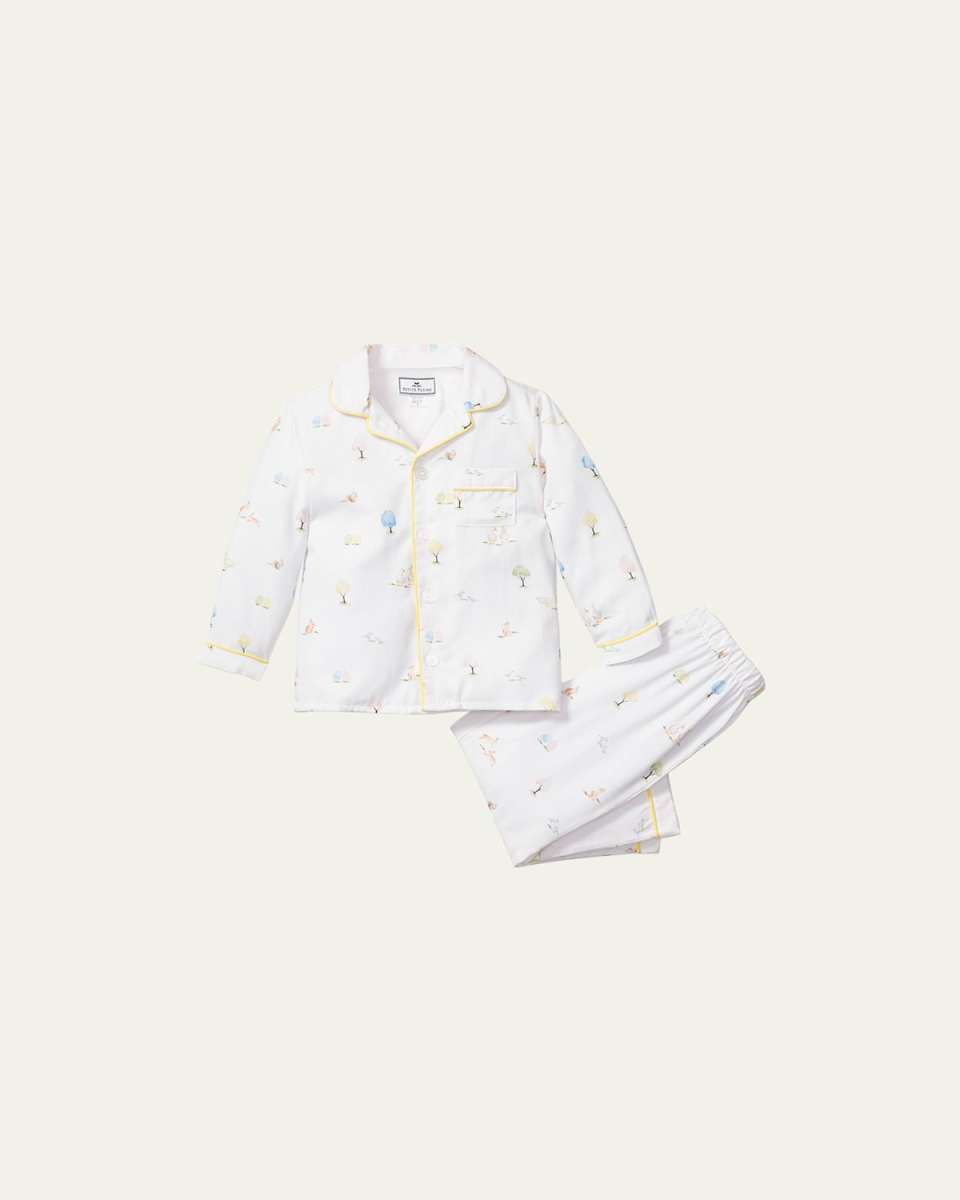 Kid's Easter Gardens Pajama Set, Size 6M-14
