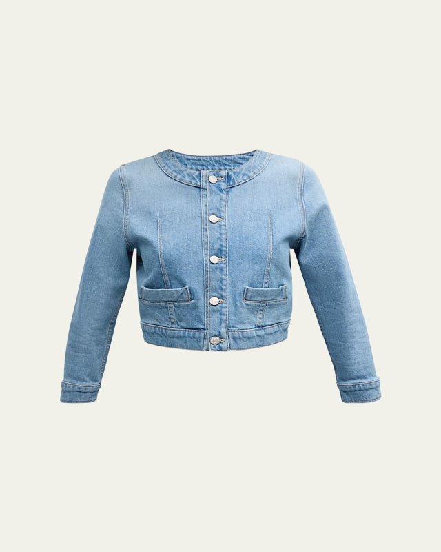 The Picky Cropped Denim Jacket