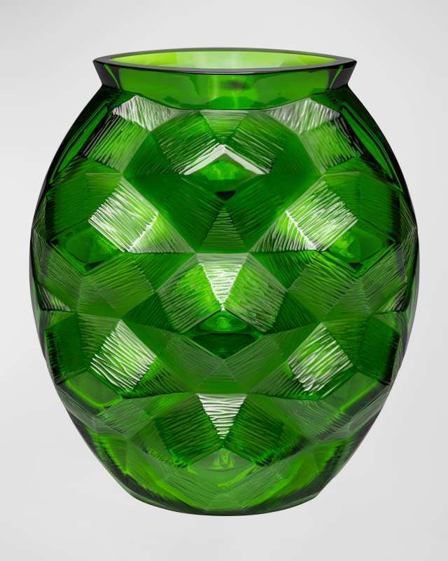 Turtle 10.5" Vase, Amazon Green