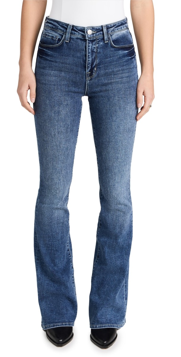 L'AGENCE Marty High Rise Flare Jeans Rowan