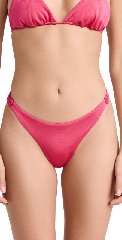 Peixoto Shanna Bikini Bottoms Cherry Glow