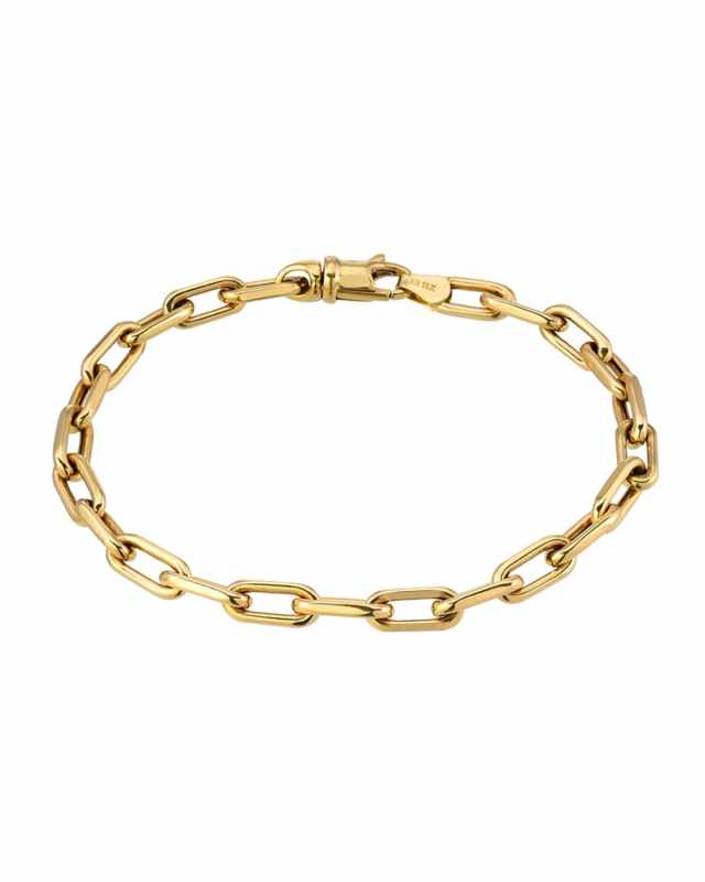 14k Extra-Large Open Link Chain Bracelet