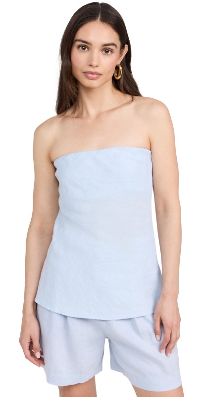 DONNI. The Linen Tube Top Cloud