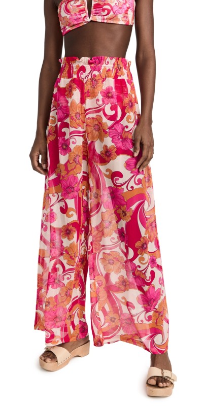CIN CIN Missionhirred Palazzo Pants Ultraviolet