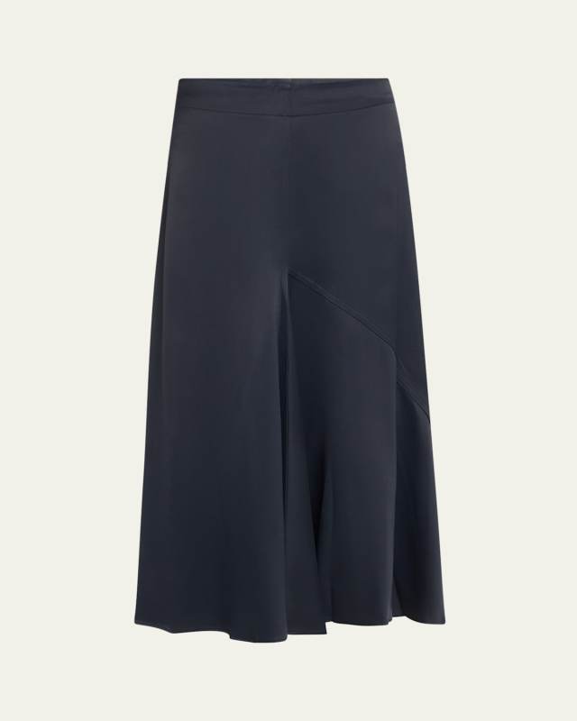 Asymmetric Midi Skirt