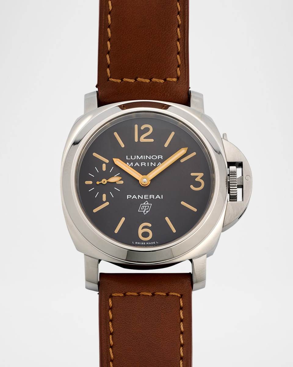Panerai Stainless Steel Luminor Marina 44mm Vintage Watch