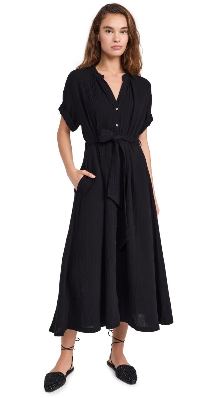 XIRENA Cate Dress Black