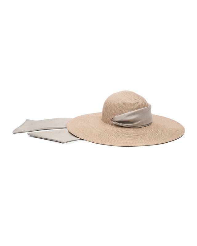 Bunny Floppy Sun Hat w/ Pull-Though Scarf