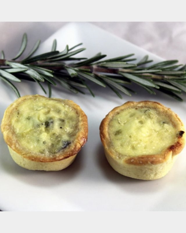 Gruyere Summer Leek Tart, 10 Pieces - Serves 5-10