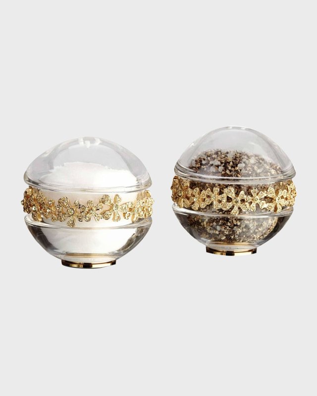 Gold Garland Salt & Pepper Shakers, Set of 2