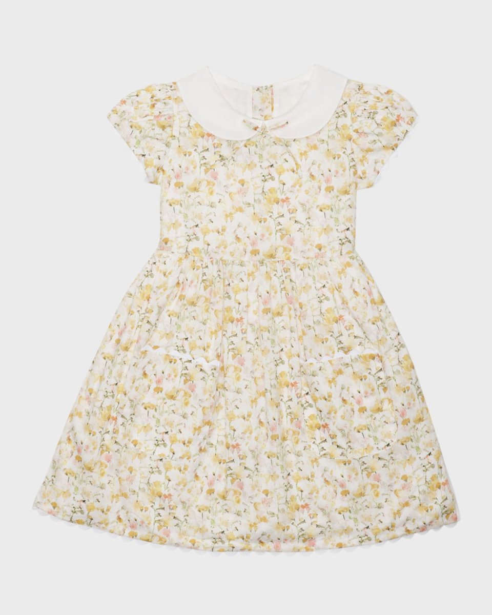 Girl's Lucy Floral-Print Dress, Size 2-6