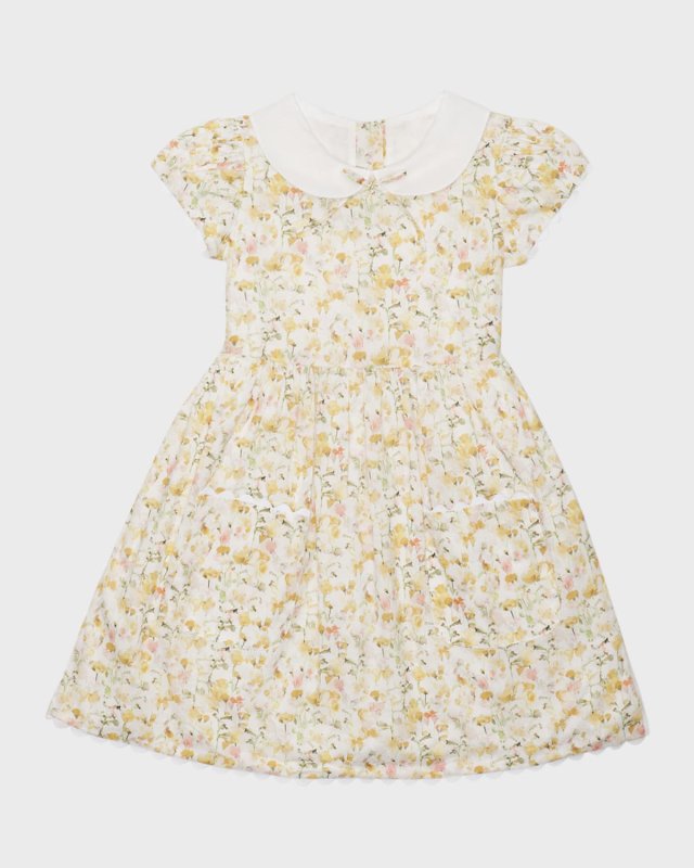 Girl's Lucy Floral-Print Dress, Size 2-6