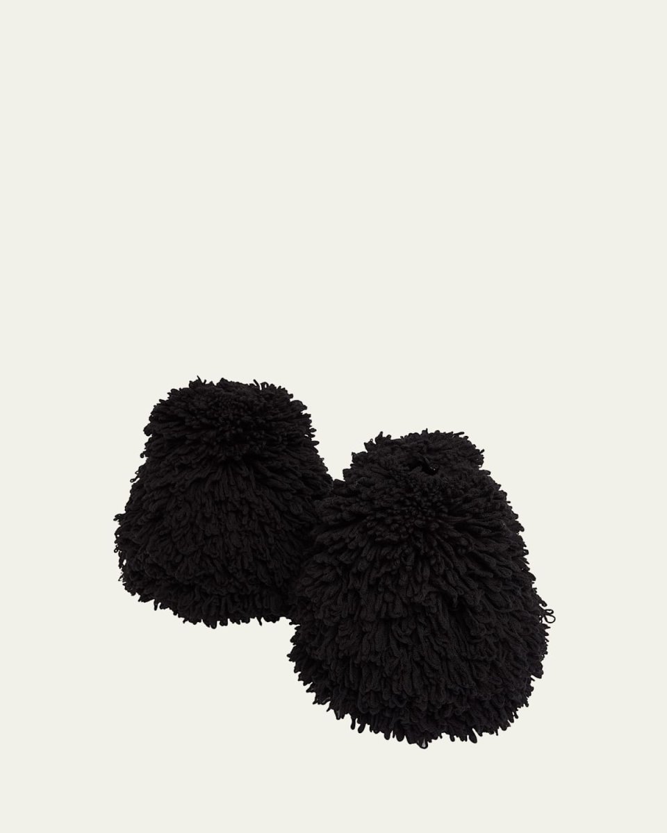 Bubble Knit Wool Cuffs