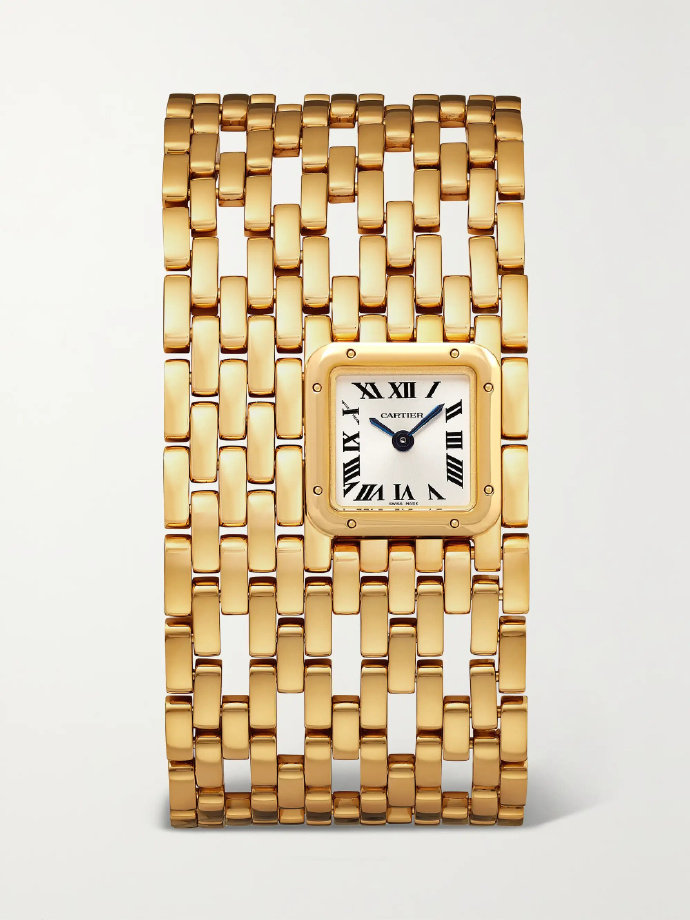 Cartier Panthère de Cartier Cuff, quartz movement, yellow gold watch