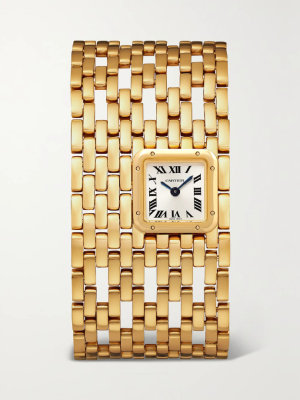 Cartier Panthère de Cartier Cuff, quartz movement, yellow gold watch