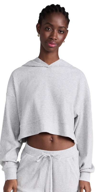 Alo Yoga Muse Hoodie Athletic Heather Grey