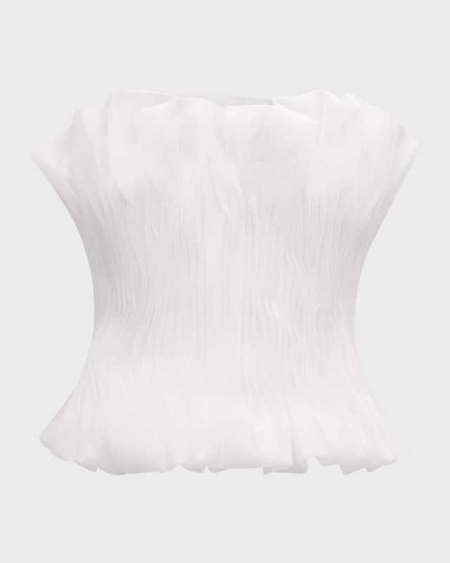 Clements Strapless Frilled Top