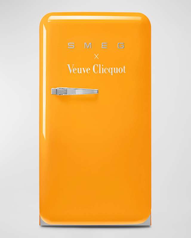 x Veuve Clicquot Free-Standing Retro-Style Mini Fridge