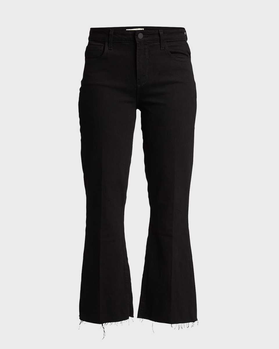 Kendra High-Rise Crop Flare Jeans