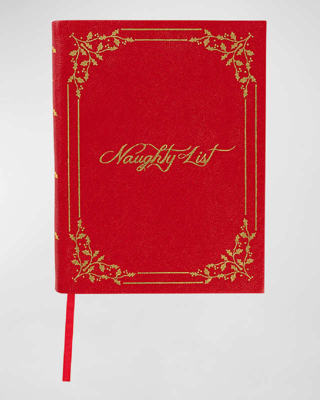 Naughty or Nice Embossed Journal