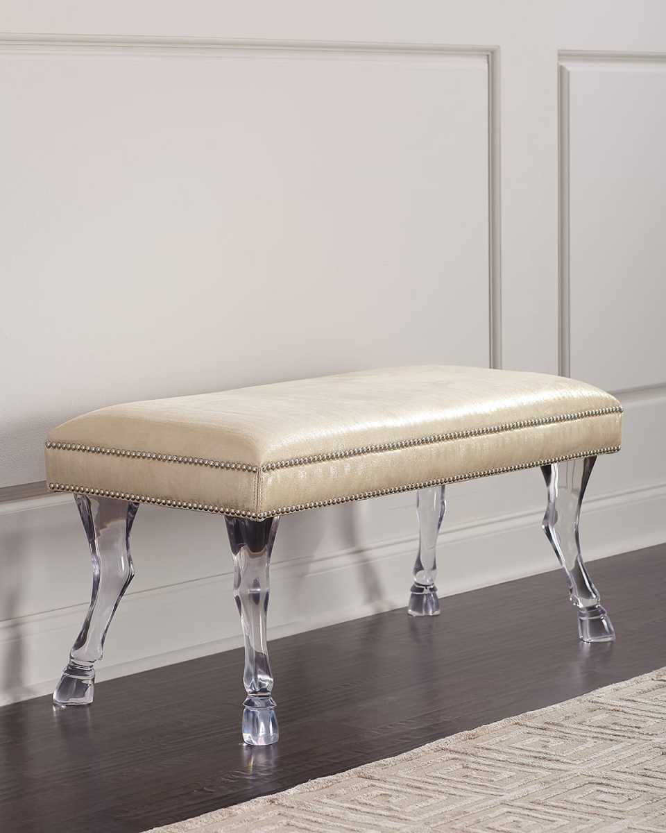 Centaur Leather Bench