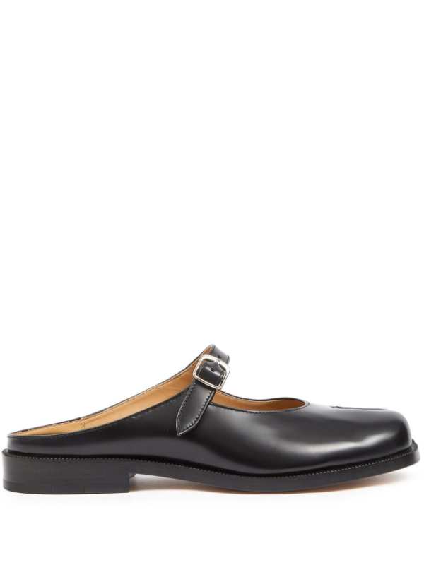 Tabi City leather mules