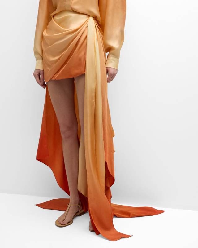 Tranquility Scarf Mini Skirt