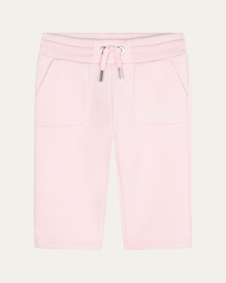 Girl's 4G Logo-Print Joggers, Size 12M-3