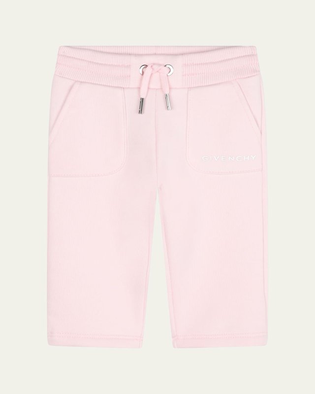 Girl's 4G Logo-Print Joggers, Size 12M-3