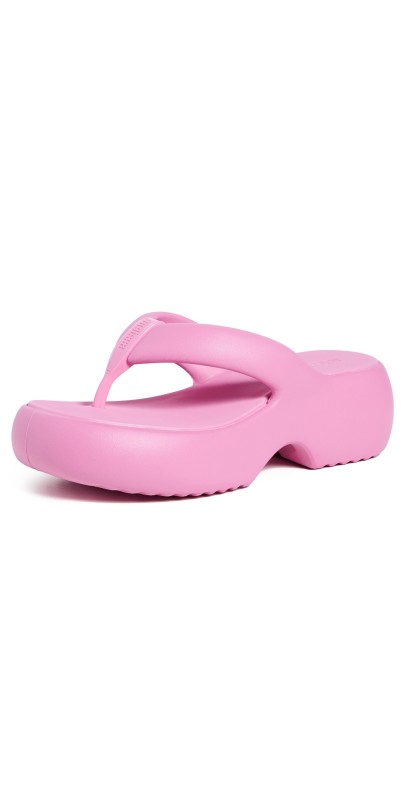 Melissa Melissa Free Fuzzy Flatform Sandals Pink