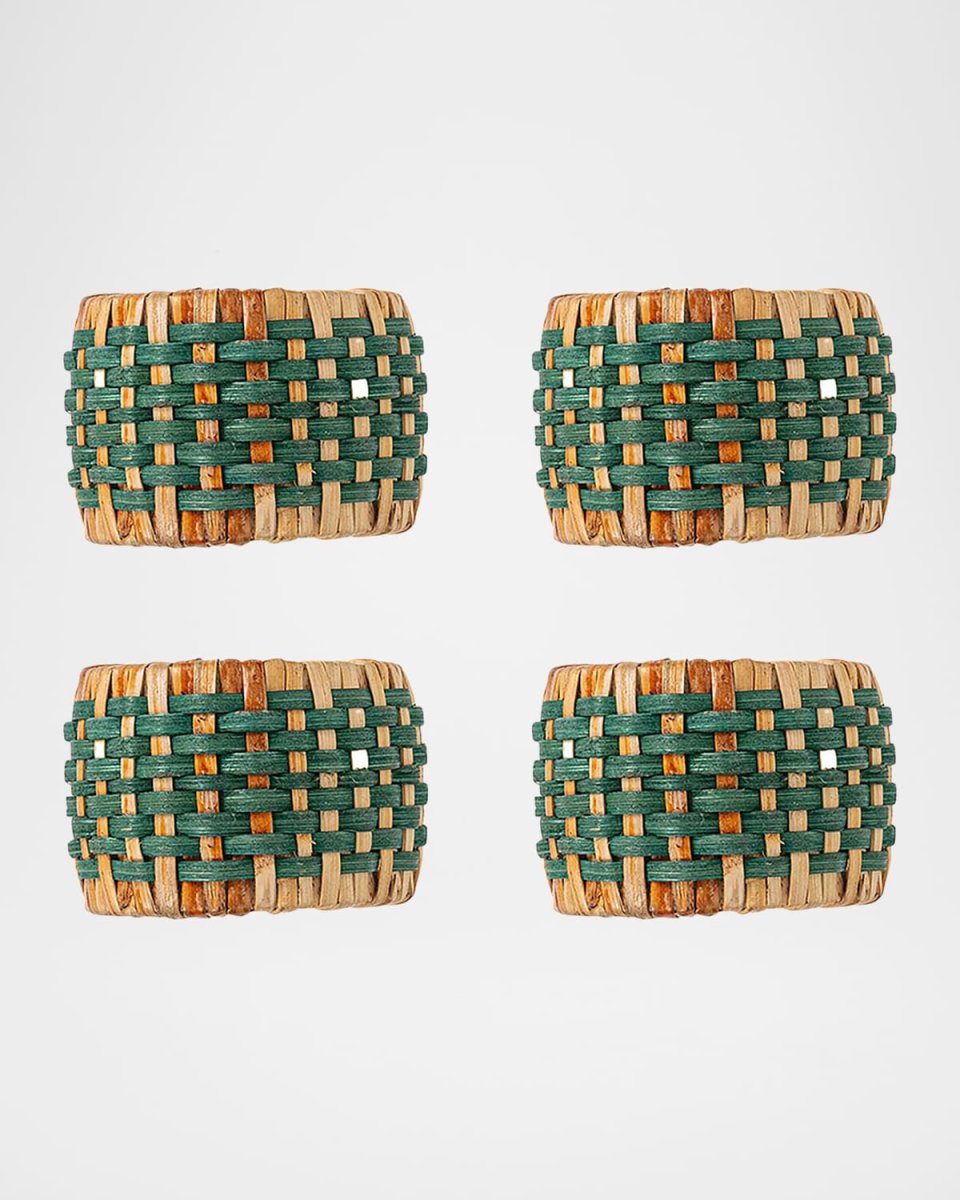Woven Napkin Rings, Set of 4