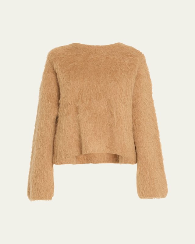 Boxy Alpaca Knit Sweat